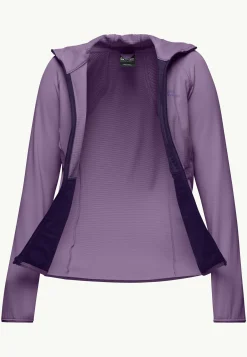 Wandelen|Voor- En Najaarsjacks/-Jassen|Jack Wolfskin Kolbenberg Hooded Fz W