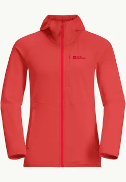 Wandelen|Voor- En Najaarsjacks/-Jassen|Jack Wolfskin Kolbenberg Hooded Fz W