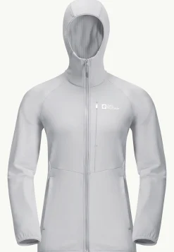 Wandelen|Voor- En Najaarsjacks/-Jassen|Jack Wolfskin Kolbenberg Hooded Fz W