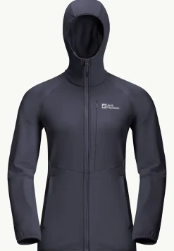 Wandelen|Voor- En Najaarsjacks/-Jassen|Jack Wolfskin Kolbenberg Hooded Fz W