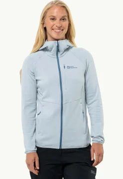Wandelen|Voor- En Najaarsjacks/-Jassen|Jack Wolfskin Kolbenberg Hooded Fz W