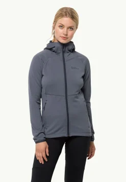 Wandelen|Voor- En Najaarsjacks/-Jassen|Jack Wolfskin Kolbenberg Hooded Fz W