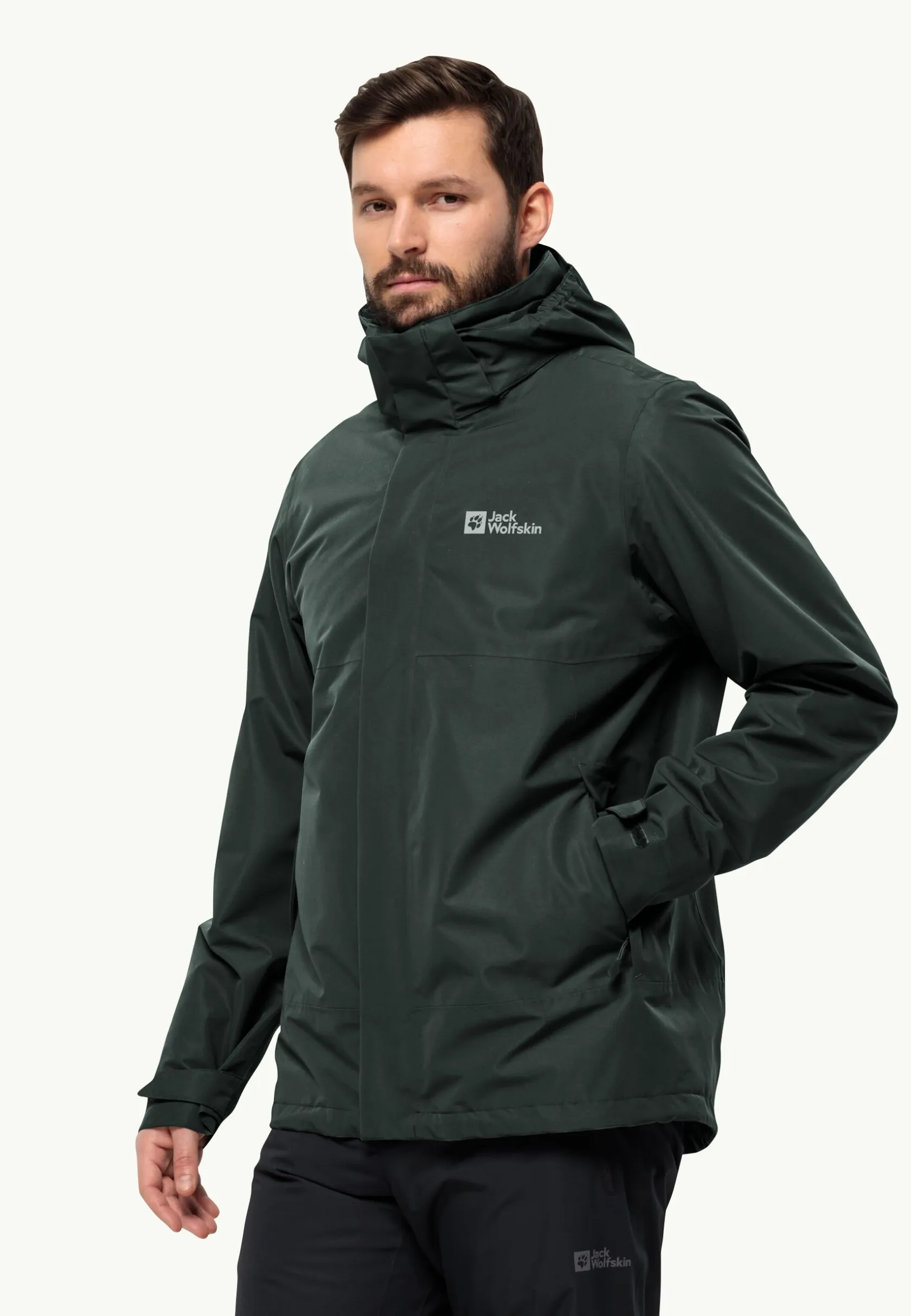 Wandelen|Voor- En Najaarsjacks/-Jassen|Jack Wolfskin Luntal 3in1 Jkt M