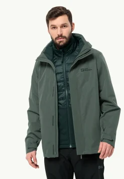 Wandelen|Voor- En Najaarsjacks/-Jassen|Jack Wolfskin Luntal 3in1 Jkt M