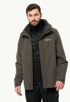 Wandelen|Voor- En Najaarsjacks/-Jassen|Jack Wolfskin Luntal 3in1 Jkt M
