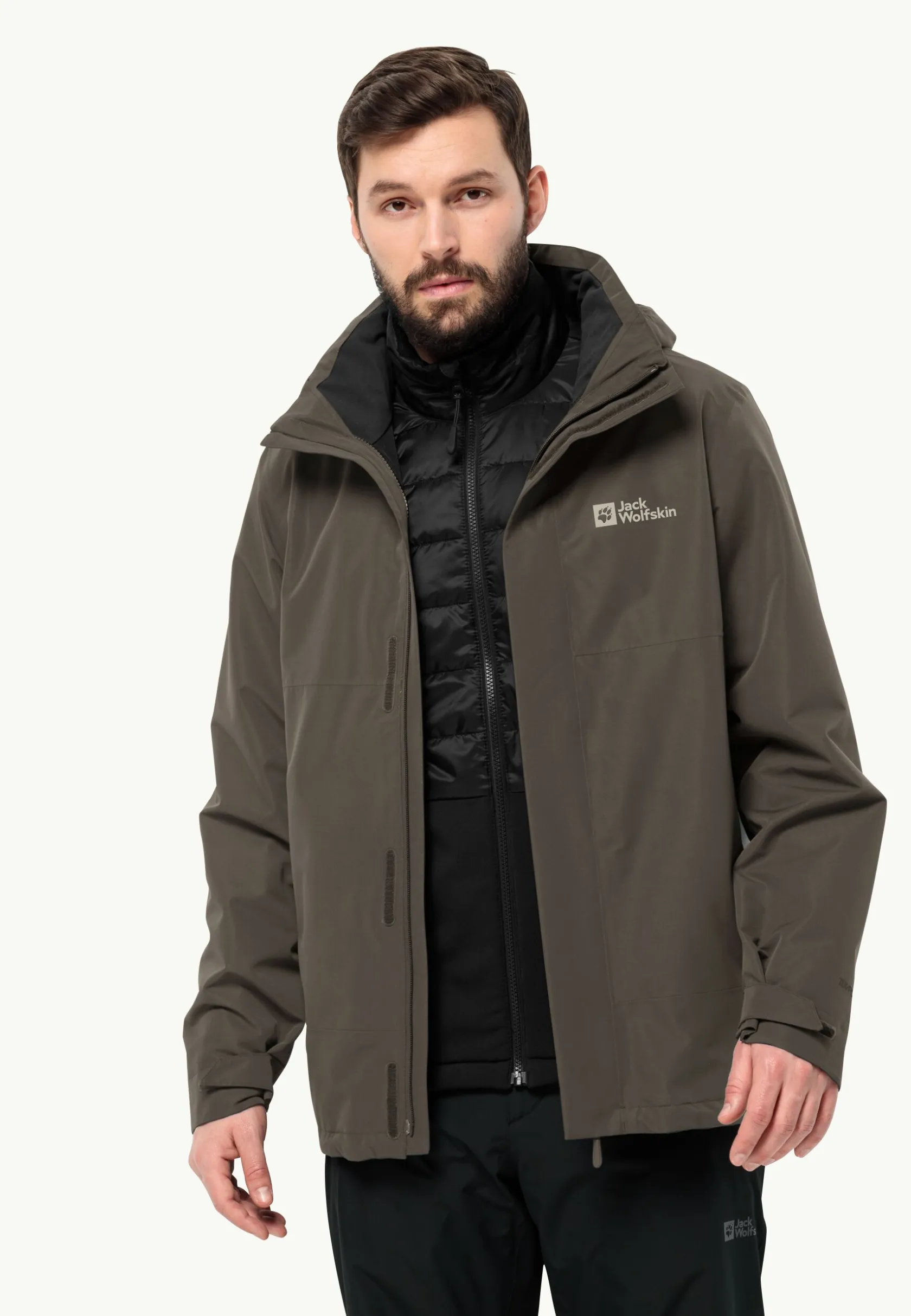 Wandelen|Voor- En Najaarsjacks/-Jassen|Jack Wolfskin Luntal 3in1 Jkt M