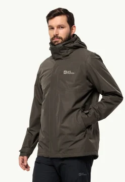 Wandelen|Voor- En Najaarsjacks/-Jassen|Jack Wolfskin Luntal 3in1 Jkt M