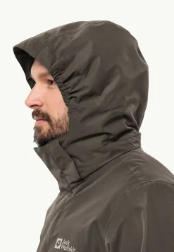 Wandelen|Voor- En Najaarsjacks/-Jassen|Jack Wolfskin Luntal 3in1 Jkt M