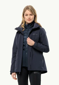 Wandelen|Voor- En Najaarsjacks/-Jassen|Jack Wolfskin Luntal 3in1 Jkt W
