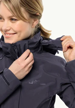 Wandelen|Voor- En Najaarsjacks/-Jassen|Jack Wolfskin Luntal 3in1 Jkt W