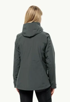 Wandelen|Voor- En Najaarsjacks/-Jassen|Jack Wolfskin Luntal 3in1 Jkt W