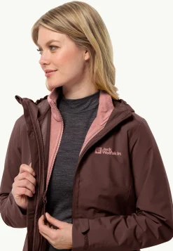 Lifestyle|Wandelen|Jack Wolfskin Moonrise 3in1 Jkt W