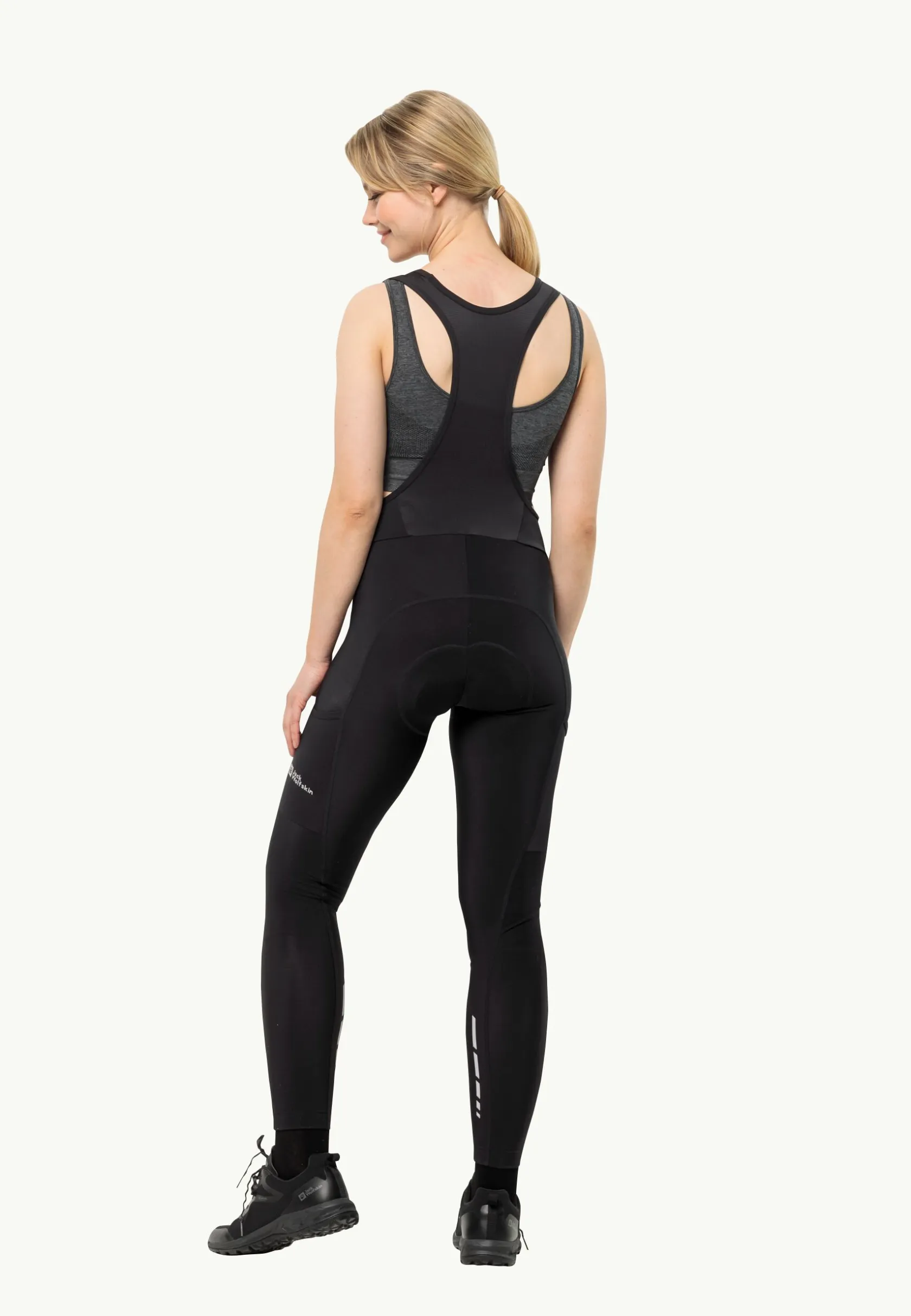 Fietsen|Fietsbroeken|Jack Wolfskin Morobbia Bib Tights W black