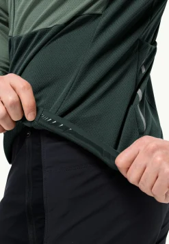 Fietsen|Functionele Shirts|Jack Wolfskin Morobbia Fz L/s M