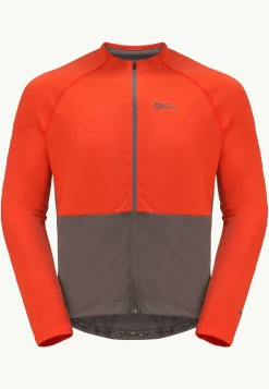 Fietsen|Functionele Shirts|Jack Wolfskin Morobbia Fz L/s M