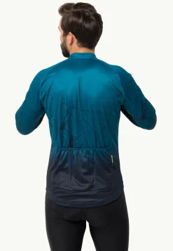Fietsen|Functionele Shirts|Jack Wolfskin Morobbia Fz L/s Print M