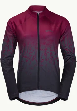 Wandelen|Fietsen|Jack Wolfskin Morobbia Fz L/s Print W