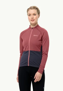 Fietsen|Functionele Shirts|Jack Wolfskin Morobbia Fz L/s W