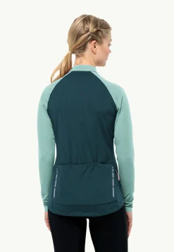 Fietsen|Functionele Shirts|Jack Wolfskin Morobbia Fz L/s W