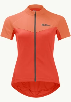 Fietsen|Functionele Shirts|Jack Wolfskin Morobbia Fz T W