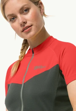 Fietsen|Functionele Shirts|Jack Wolfskin Morobbia Fz T W