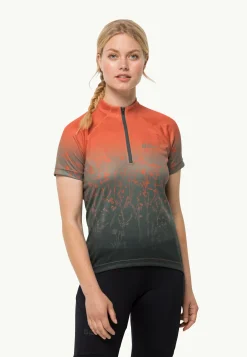 Fietsen|Functionele Shirts|Jack Wolfskin Morobbia Hz Print T W