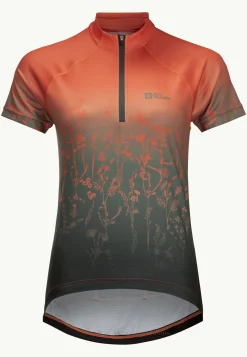 Fietsen|Functionele Shirts|Jack Wolfskin Morobbia Hz Print T W