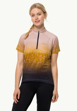 Fietsen|Functionele Shirts|Jack Wolfskin Morobbia Hz Print T W