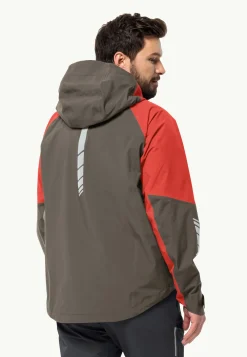Fietsen|Voor- En Najaarsjacks/-Jassen|Jack Wolfskin Morobbia 3l Jkt M
