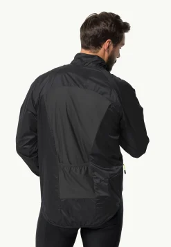Fietsen|Voor- En Najaarsjacks/-Jassen|Jack Wolfskin Morobbia Wind Jkt M black