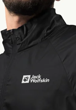 Fietsen|Voor- En Najaarsjacks/-Jassen|Jack Wolfskin Morobbia Wind Jkt M black