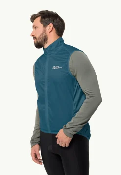 Fietsen|Voor- En Najaarsjacks/-Jassen|Jack Wolfskin Morobbia Wind Vest M