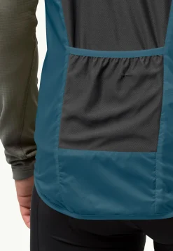 Fietsen|Voor- En Najaarsjacks/-Jassen|Jack Wolfskin Morobbia Wind Vest M