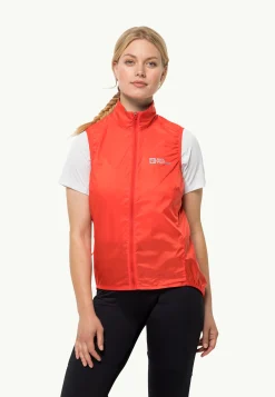 Fietsen|Voor- En Najaarsjacks/-Jassen|Jack Wolfskin Morobbia Wind Vest W