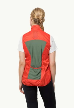 Fietsen|Voor- En Najaarsjacks/-Jassen|Jack Wolfskin Morobbia Wind Vest W