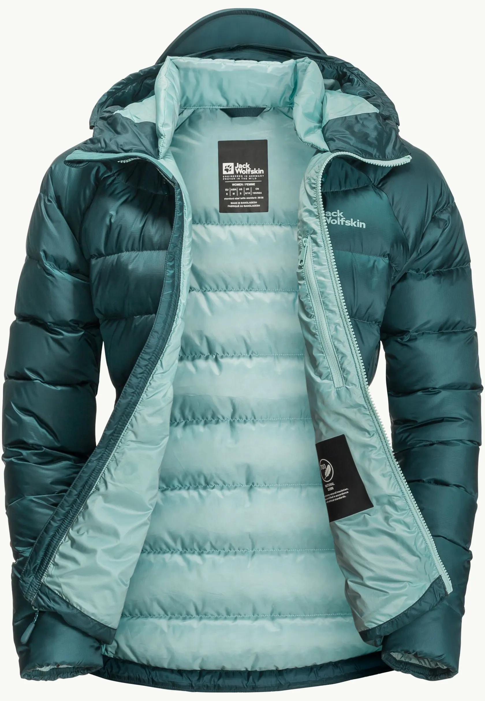 Wandelen|Voor- En Najaarsjacks/-Jassen|Jack Wolfskin Nebelhorn Down Hoody W