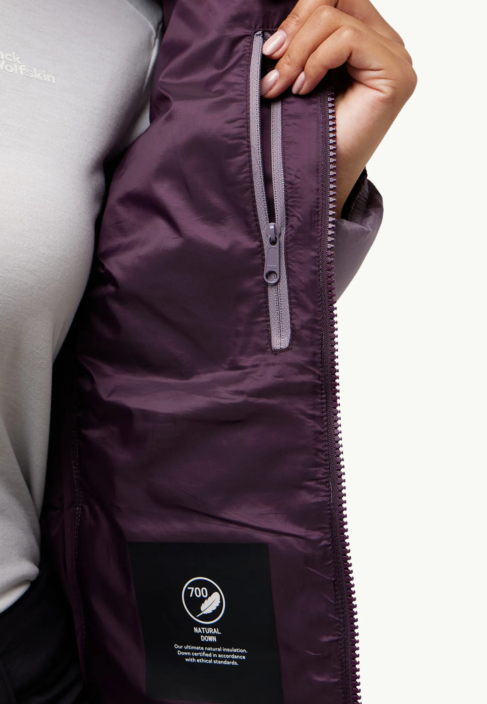 Isolatiejacks|Winterjacks|Jack Wolfskin Nebelhorn Down Hoody W Rds