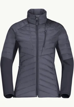 Voor- En Najaarsjacks/-Jassen|Fleece|Jack Wolfskin Nebelhorn Down Hybrid W