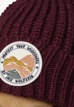 Mutsen|Jack Wolfskin Pompom Badge Beanie K