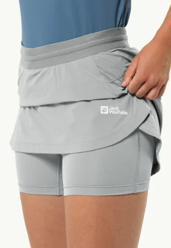 Wandelen|Rokken & Shorts|Jack Wolfskin Prelight Chill Skort W