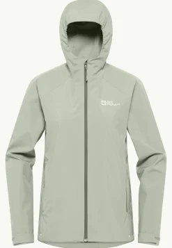 Voor- En Najaarsjacks/-Jassen|Regenjacks|Jack Wolfskin Prelight 2l Ins Jkt W mint leaf