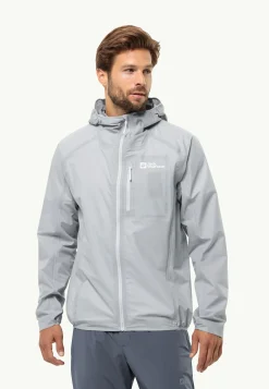 Wandelen|Voor- En Najaarsjacks/-Jassen|Jack Wolfskin Prelight 3l Jkt M Cool Grey
