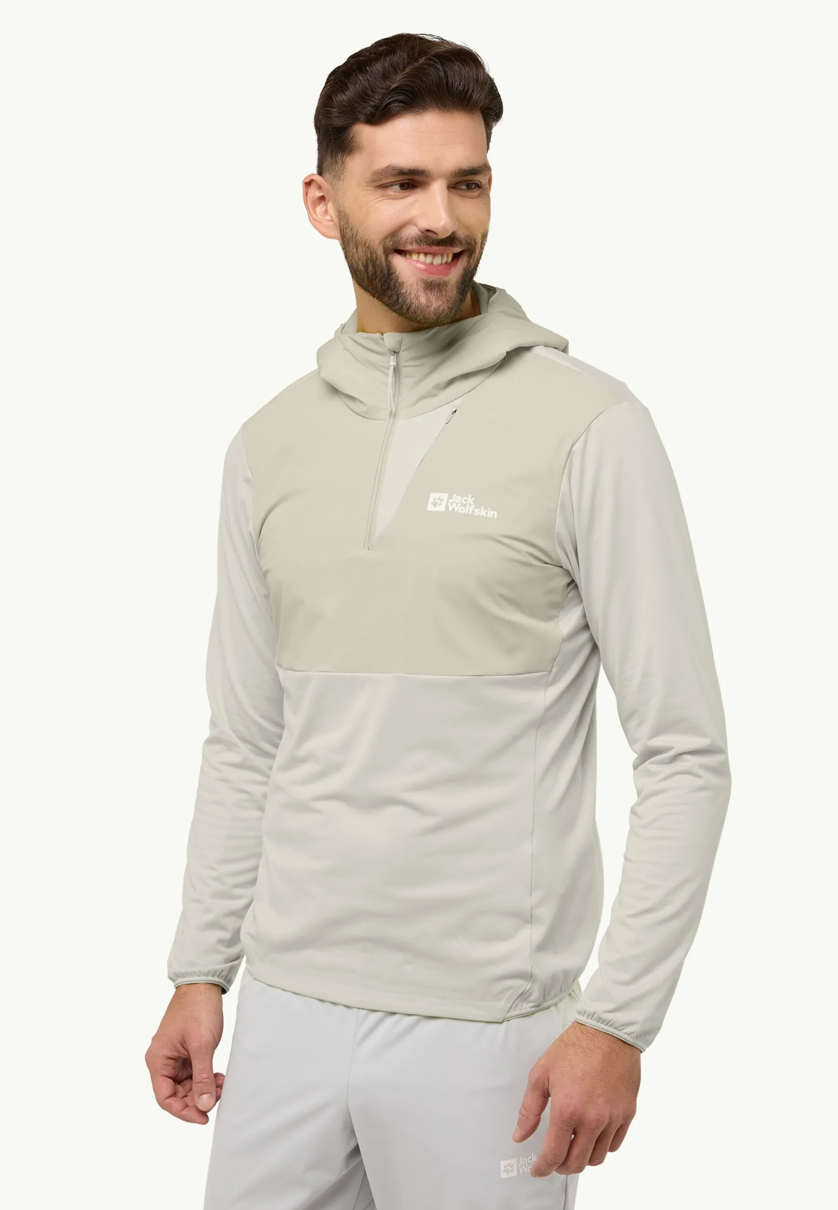 Fleece|Hoodies & Pullovers|Jack Wolfskin Prelight Trail Hoody M seal