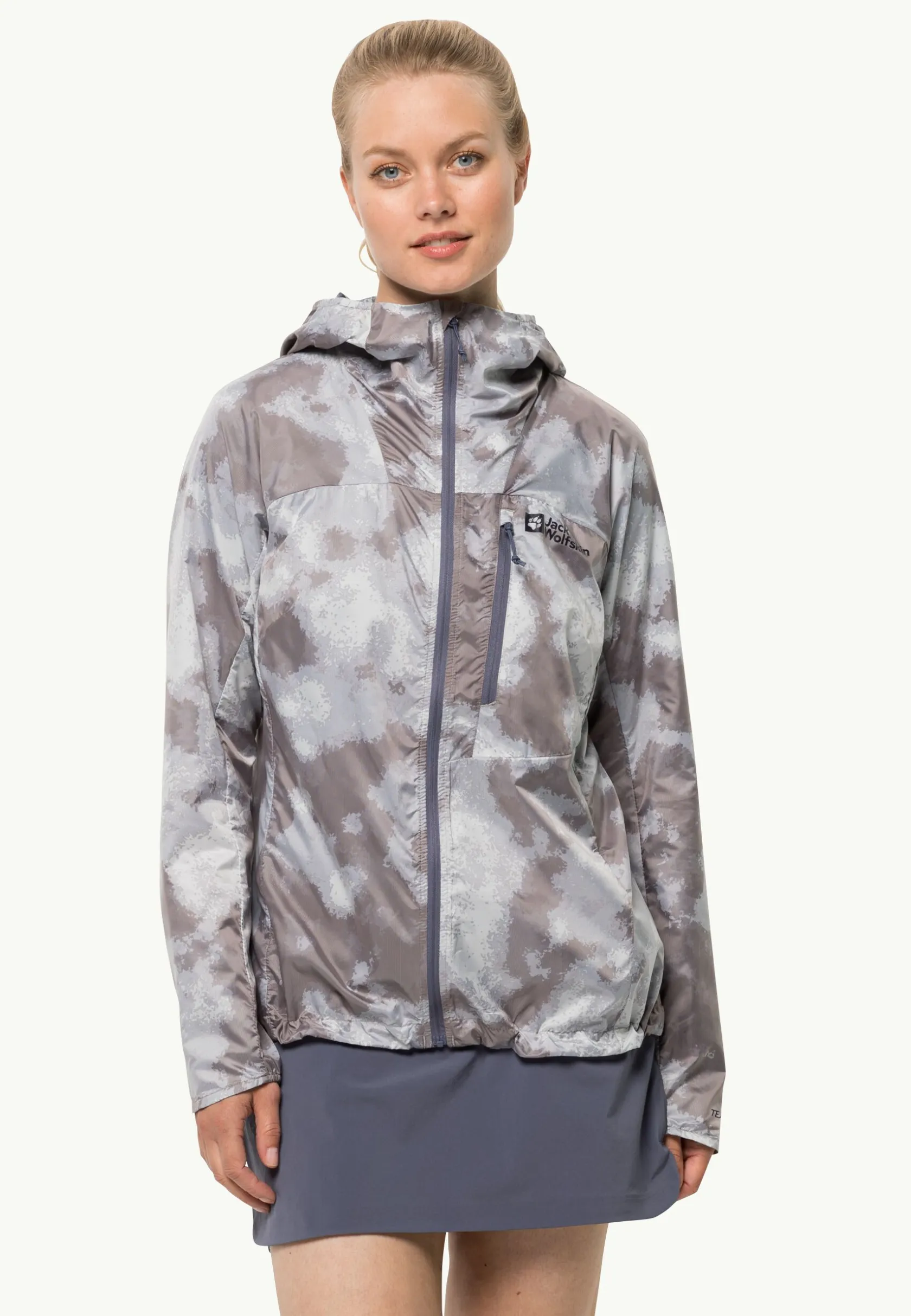 Wandelen|Voor- En Najaarsjacks/-Jassen|Jack Wolfskin Prelight Windbreaker W dolphin 51