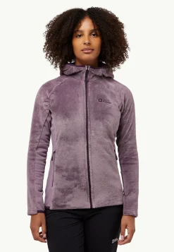 Voor- En Najaarsjacks/-Jassen|Fleece|Jack Wolfskin Rotwand Hooded Fz W