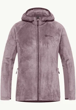 Voor- En Najaarsjacks/-Jassen|Fleece|Jack Wolfskin Rotwand Hooded Fz W