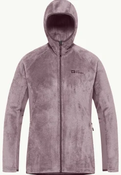 Voor- En Najaarsjacks/-Jassen|Fleece|Jack Wolfskin Rotwand Hooded Fz W