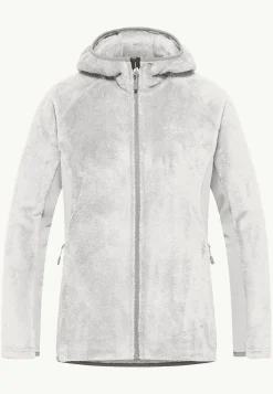 Voor- En Najaarsjacks/-Jassen|Fleece|Jack Wolfskin Rotwand Hooded Fz W
