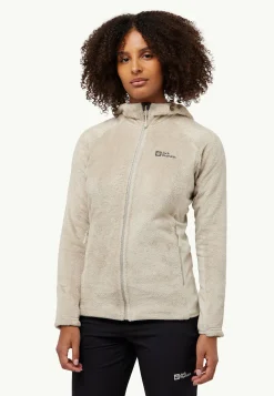 Voor- En Najaarsjacks/-Jassen|Fleece|Jack Wolfskin Rotwand Hooded Fz W