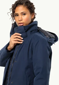 Lifestyle|Voor- En Najaarsjacks/-Jassen|Jack Wolfskin Salier Coat